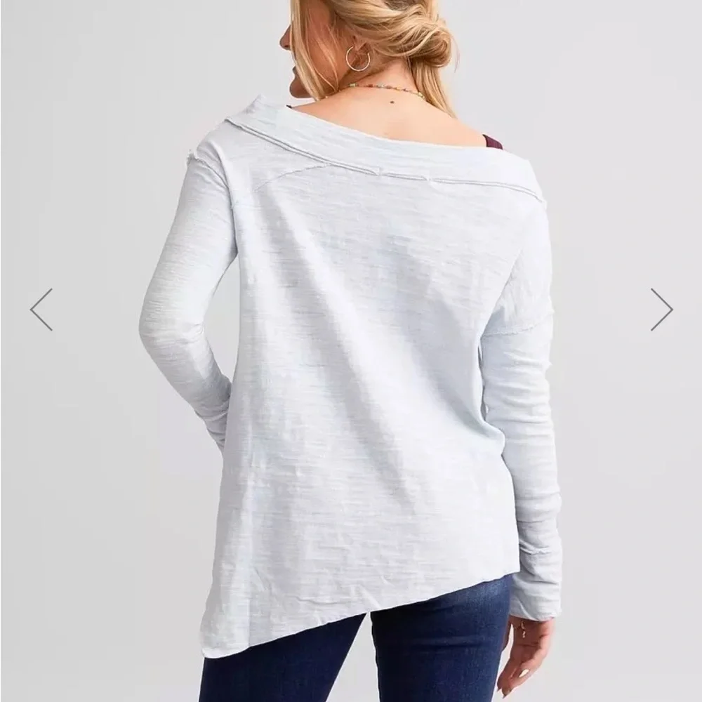 Free People To the Right Off the Shoulder Knit Top​ - Picture 15 of 15